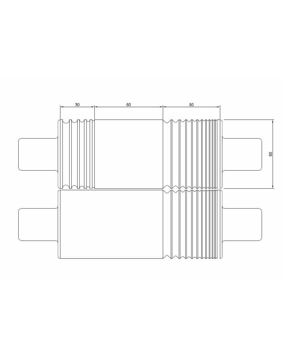 AGILE C130, Kollu Silindir, Tel + Astar +Balıksırtı Redüktörlü