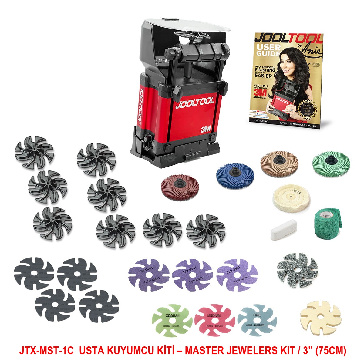 JTX-MST-1C   MASTER JEWELERS KIT / 3” (75CM)