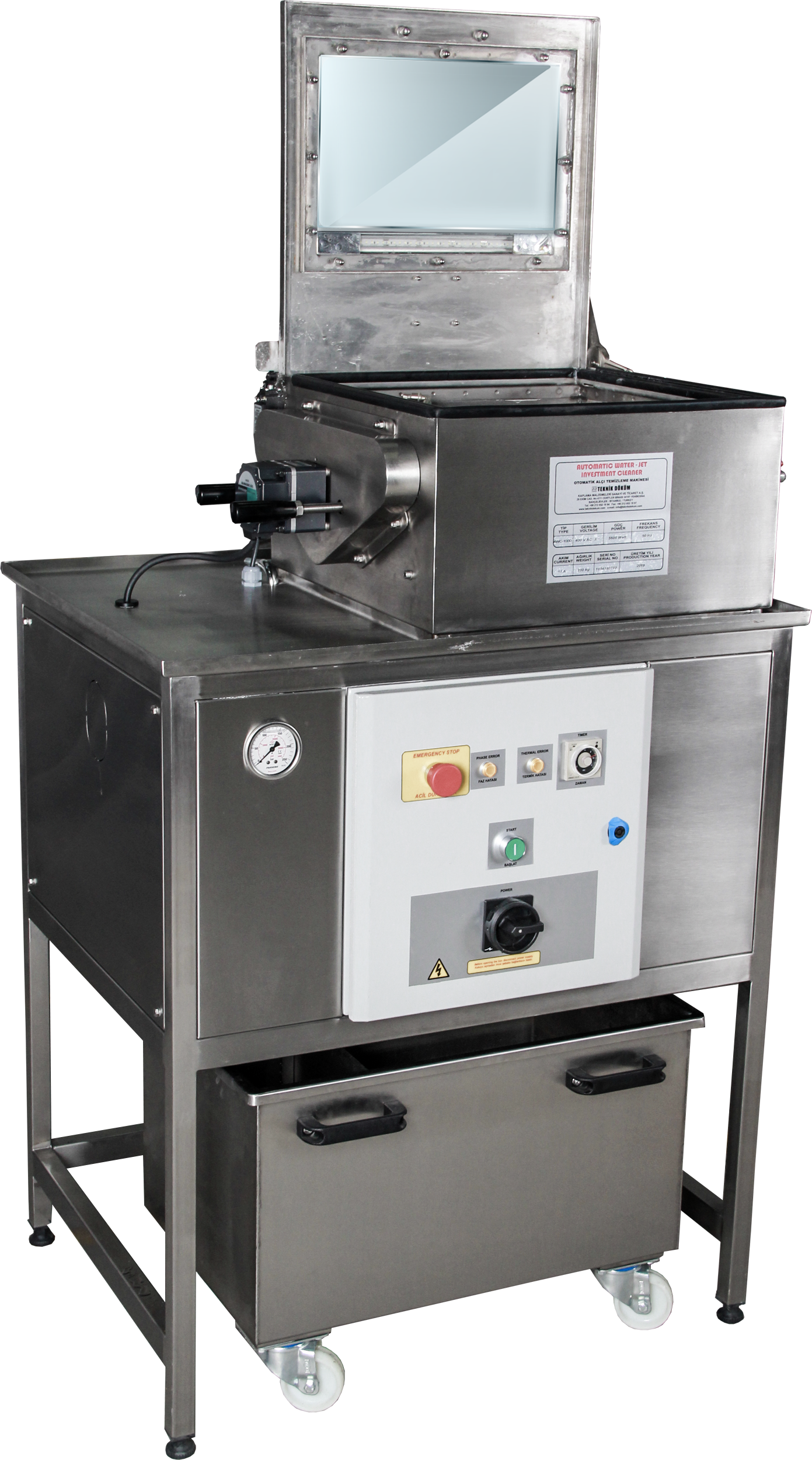 OTOMATİK ALÇI TEMİZLEME MAKİNASI AWC-100D